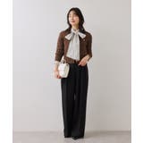 ケーブルコンパクトカーディガン | VIS  | 詳細画像17 