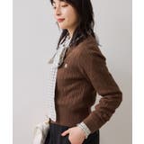 ケーブルコンパクトカーディガン | VIS  | 詳細画像19 