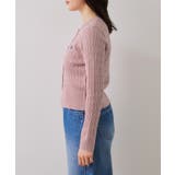 ケーブルコンパクトカーディガン | VIS  | 詳細画像28 