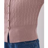 ケーブルコンパクトカーディガン | VIS  | 詳細画像34 