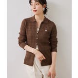 ポロ衿ケーブルカーディガン | VIS | 詳細画像14