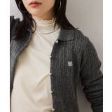 ポロ衿ケーブルカーディガン | VIS | 詳細画像19