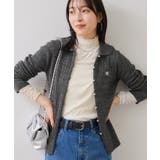 ポロ衿ケーブルカーディガン | VIS | 詳細画像20