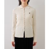 ポロ衿ケーブルカーディガン | VIS | 詳細画像22