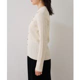 ポロ衿ケーブルカーディガン | VIS | 詳細画像23