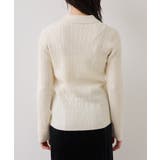 ポロ衿ケーブルカーディガン | VIS | 詳細画像24