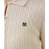 ポロ衿ケーブルカーディガン | VIS | 詳細画像26