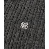 ポロ衿ケーブルカーディガン | VIS | 詳細画像30