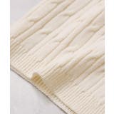 ポロ衿ケーブルカーディガン | VIS | 詳細画像33