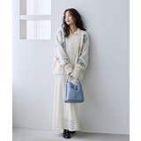 フェザーライクジャカードカーディガン | VIS  | 詳細画像11 