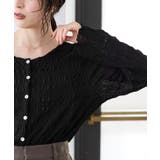 ドットシャーリングシアーカーディガン | VIS | 詳細画像15