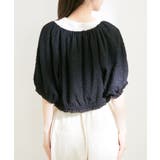 【洗える】リバーシブルシフォンジャガードブラウスカーディガン | VIS  | 詳細画像10 