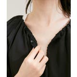 【洗える】リバーシブルシフォンジャガードブラウスカーディガン | VIS  | 詳細画像16 