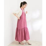 【洗える】リバーシブルシフォンジャガードブラウスカーディガン | VIS  | 詳細画像19 