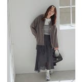 接結メタルボタンミニフェザーニットコート | VIS | 詳細画像18