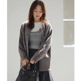 接結メタルボタンミニフェザーニットコート | VIS | 詳細画像22