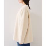 接結メタルボタンミニフェザーニットコート | VIS | 詳細画像28