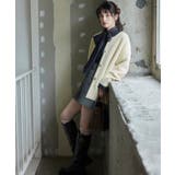 接結メタルボタンミニフェザーニットコート | VIS | 詳細画像3