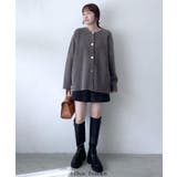 接結メタルボタンミニフェザーニットコート | VIS | 詳細画像41