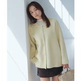 接結メタルボタンミニフェザーニットコート | VIS | 詳細画像8