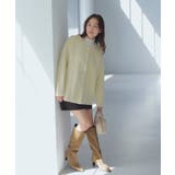 接結メタルボタンミニフェザーニットコート | VIS | 詳細画像9