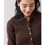 【洗える】襟付きペプラムカーディガン | VIS  | 詳細画像15 