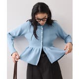 【洗える】襟付きペプラムカーディガン | VIS  | 詳細画像21 