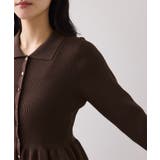 【洗える】襟付きペプラムカーディガン | VIS  | 詳細画像26 