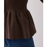 【洗える】襟付きペプラムカーディガン | VIS  | 詳細画像27 