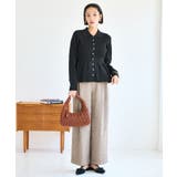 【洗える】襟付きペプラムカーディガン | VIS  | 詳細画像36 