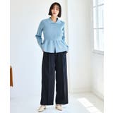 【洗える】襟付きペプラムカーディガン | VIS  | 詳細画像39 