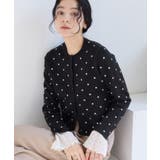 ドットジャガードカーディガン | VIS | 詳細画像10
