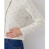 ドットジャガードカーディガン | VIS | 詳細画像24