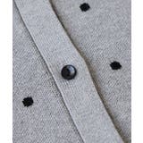 ドットジャガードカーディガン | VIS | 詳細画像28