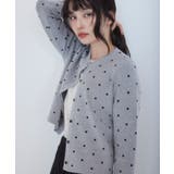 ドットジャガードカーディガン | VIS | 詳細画像5