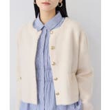 接結ミニフェザーニットジャケットカーディガン/一部WEB限定カラー | VIS  | 詳細画像10