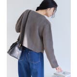 接結ミニフェザーニットジャケットカーディガン/一部WEB限定カラー | VIS  | 詳細画像16