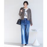 接結ミニフェザーニットジャケットカーディガン/一部WEB限定カラー | VIS  | 詳細画像17