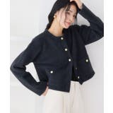 接結ミニフェザーニットジャケットカーディガン/一部WEB限定カラー | VIS  | 詳細画像20