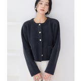 接結ミニフェザーニットジャケットカーディガン/一部WEB限定カラー | VIS  | 詳細画像21