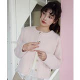 接結ミニフェザーニットジャケットカーディガン/一部WEB限定カラー | VIS  | 詳細画像4