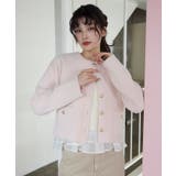 接結ミニフェザーニットジャケットカーディガン/一部WEB限定カラー | VIS  | 詳細画像5