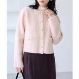 接結ミニフェザーニットジャケットカーディガン/一部WEB限定カラー | VIS  | 詳細画像6