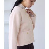 接結ミニフェザーニットジャケットカーディガン/一部WEB限定カラー | VIS  | 詳細画像8