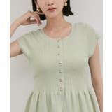 【アンチピリング/洗える】美SMARTショートスリーブペプラムニット | VIS | 詳細画像14