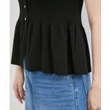 【アンチピリング/洗える】美SMARTショートスリーブペプラムニット | VIS | 詳細画像25