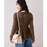 ペプラム切替モールニットカーディガン/イージーケア | VIS  | 詳細画像12 