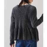 ペプラム切替モールニットカーディガン/イージーケア | VIS  | 詳細画像27 