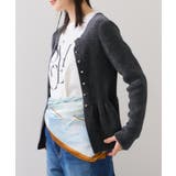 ペプラム切替モールニットカーディガン/イージーケア | VIS  | 詳細画像28 