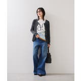 ペプラム切替モールニットカーディガン/イージーケア | VIS  | 詳細画像29 